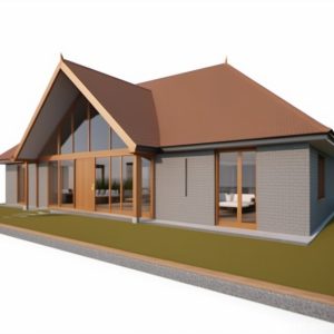 Affordable House: Four Bedroom Residential Bungalow