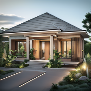 Affordable House: Three Bedroom Residential Bungalow #4