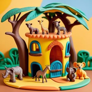 African Themed Playhouses- Product Code:14524